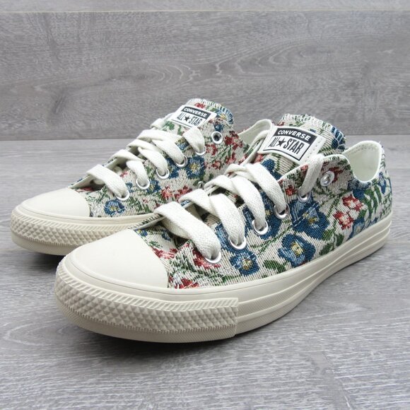 Converse CTAS OX Low Floral Tapestry Women's Size 8.5 Shoes NEW - Picture 4 of 12